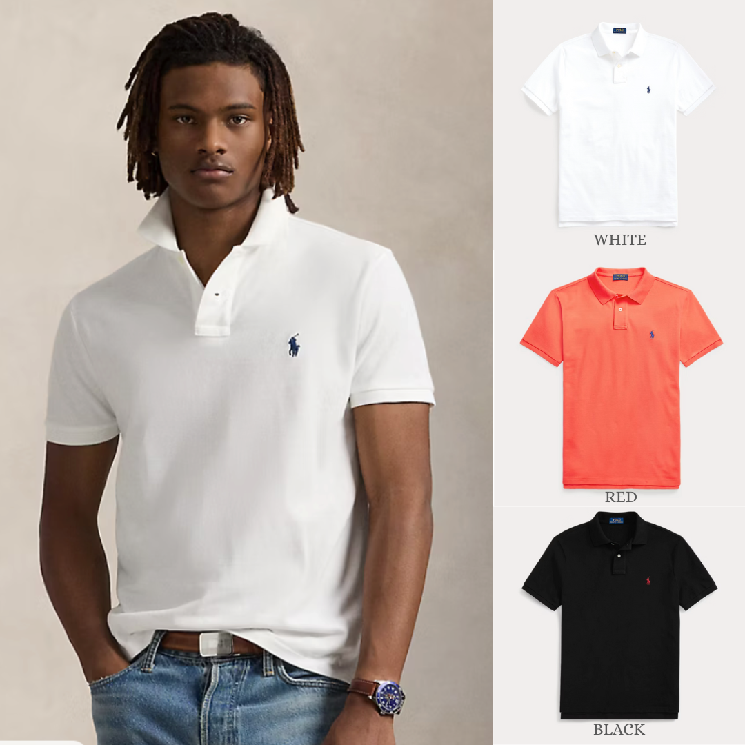 BUY 1, GET 3 — R&L ICONIC MESH POLO SLIM FIT