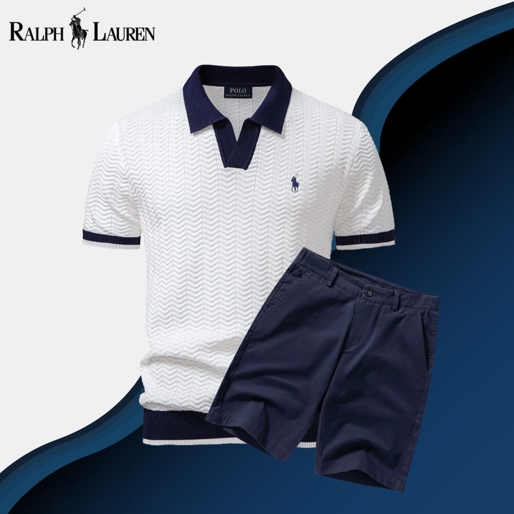 R&L Old Money Polo Shirt + Shorts Set