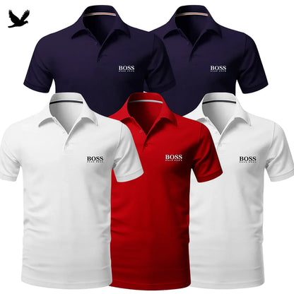 [BUY 3, GET 5] | Kit 5 Polo Boss Essential