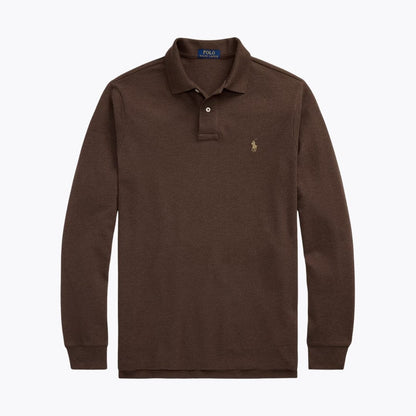 RL Mesh Long-Sleeve Polo Shirt