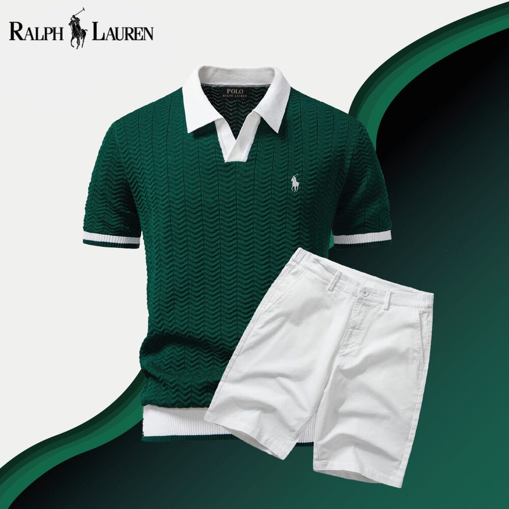 R&L Old Money Polo Shirt + Shorts Set